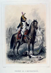 Dragon de LImperatice, Light Dragoons, 1859.