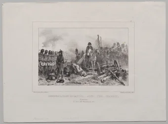 Litografiskt album från 1837: Halvbataljonen till vänster...Sikta!...Eld!...Ladda