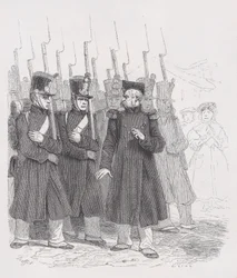 Den gamle korpralen från The Complete Works of Béranger, 1836.