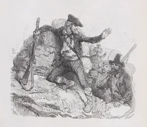 Smugglarna, från The Complete Works of Béranger, 1836