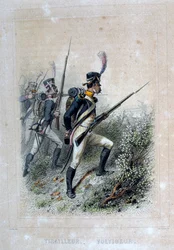Tirailleur Voltigeur, gevärsman, 1859.