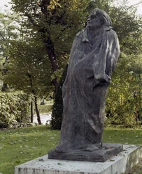 Monument över Honoré de Balzac (1799-1850)