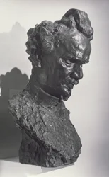 Porträttbyst av Henri Rochefort (1830-1913) journalist och grundare av tidningen 