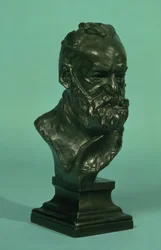 Porträtt av Victor Hugo (1802-85) (brons)