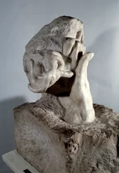 Guds hand, marmorskulptur, 1900-talet, Paris, Musée Rodin