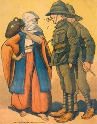 1. Wk. / Mellanöstern / Karikatyr / La Baionnette