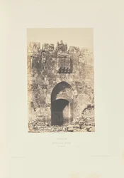 Jerusalem. Sankt Stefans port. Vy från utsidan