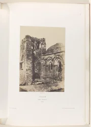 Tornet av den heliga gravens kyrka i Jerusalem Jerusalem. Sankt graven. Clocher (titel på objekt)