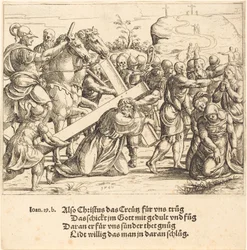 Kristus bär korset, 1547.