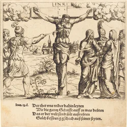Kristus är genomborrad med lansen, 1547.