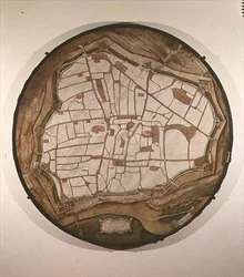 Cirkulär karta över Wien, 1547-49
