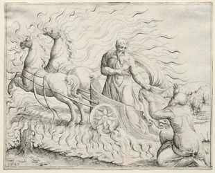 Elia stiger upp till himlen, 1547.