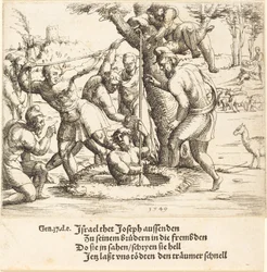 Joseph kastas i brunnen