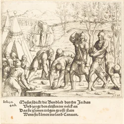 De tolv stenarna och Jordans vatten är delade