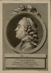 Porträtt av Charles Gauzargues 1725-1799, 1767.