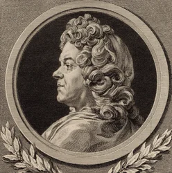 Porträtt av kompositören Jean-Baptiste Lully 1632-1687, 1770.