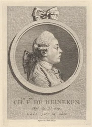 Porträtt av Charles-Frédéric de Heinecken