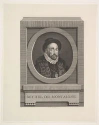 Porträtt av Michel de Montaigne