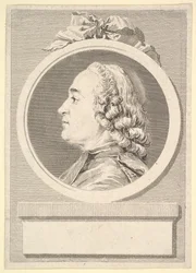 Porträtt av Charles Gauzargues, 1767.
