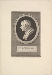 Porträtt av J. J. Rousseau, 1801.