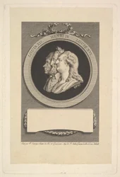Porträtt av Ludvig XVI, Henri IV och Ludvig XII, 1791.