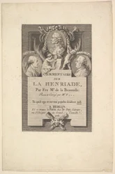 Voltaire, Fréron och Beaumelle, 1775.