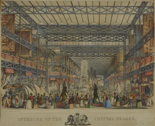 Interiör av Crystal Palace, 1851