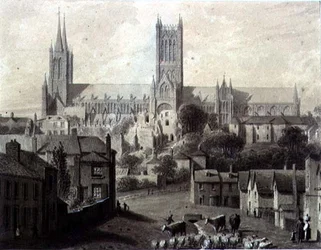 Lincoln Cathedral från söder