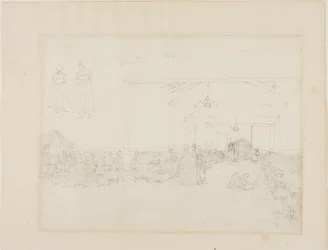 Studie för matsal, Asylum