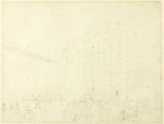 Studie för Fleet Prison, från Microcosm of London