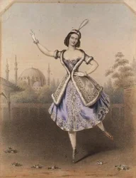 Fanny Cerrito (1817-1909) i "La Lituana" (litho)