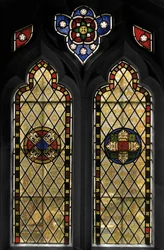 Klosterfönster, 1846 (målat glas)