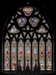 East Window with Jesse Tree, ca 1844 (målat glas)