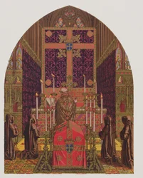 Ecclesiastical design, The Glossary of Ecclesiastical Ornament and Costume, litografi av H.C. Maguire, 1844