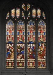 Händelser i St. Maria Magdalenas liv, 1848 (målat glas)