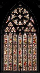 Jesse Tree, 1849 (målat glas)