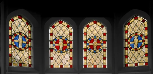 Library Window, ca 1844 (målat glas)