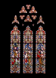 Johannes Döparens liv, 1852 (målat glas)