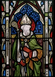 St. David, detalj (målat glas)