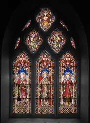 St. Osmund och St. Thomas, 1848 (målat glas)