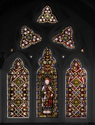 St Oswald, 1846 (målat glas)