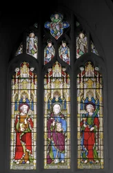St. Peter, St. James the Great och St. John the Evangelist, 1851 (målat glas)