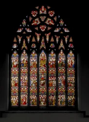 Triumph of the Church, 1884 (målat glas)