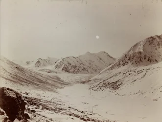 Oxus källglaciär från Wakhjir