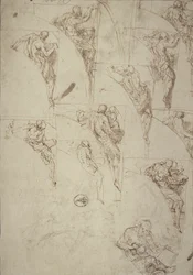 Studies for Prophets in Spandrels