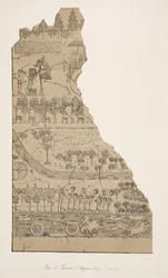 Triumf of Assyrian Kings (Kouyunjik), från Monuments of Nineveh, pub. 1849