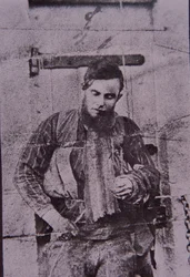 Kelly Gang-medlemmen Joe Byrne uppträdd efter döden, 29 juni 1880 (s/v foto)