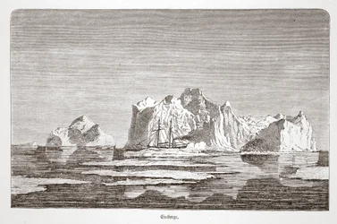 Isberg, med Tegetthoff, 1876