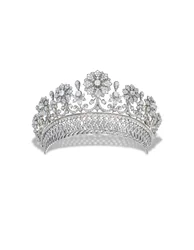 Kochert Antique Diamond Tiara (diamant, silver och guld)