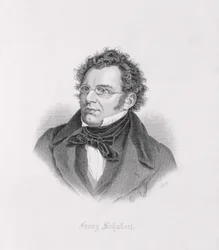 Porträtt av Franz Schubert (1768-1827)